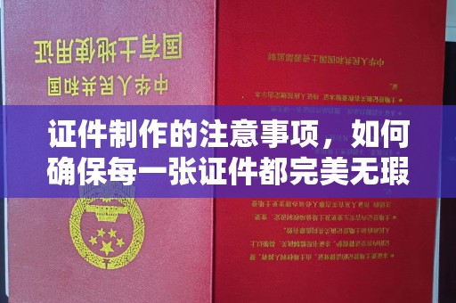保税港区证件制作的注意事项，如何确保每一张证件都完美无瑕？